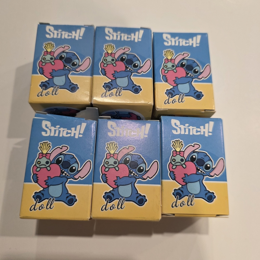Disney Stitch Mini Box Doll Figures Bundle Cute Collectible Toys